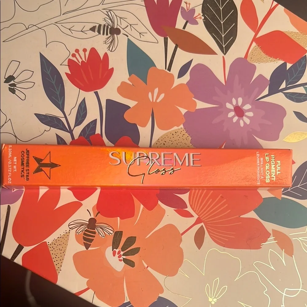 NEW JEFFREE STAR Entwined Orange Supreme Gloss